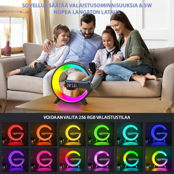 GlowTunes Smart Lamp - Monikäyttöinen Bluetooth-kaiutin