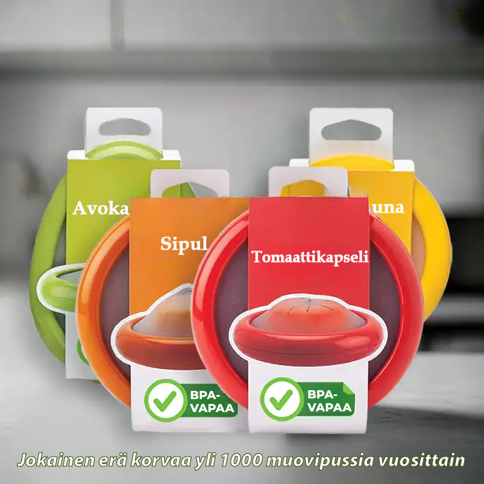 Uudelleenkäytettävät silikoniset venytyskapselit