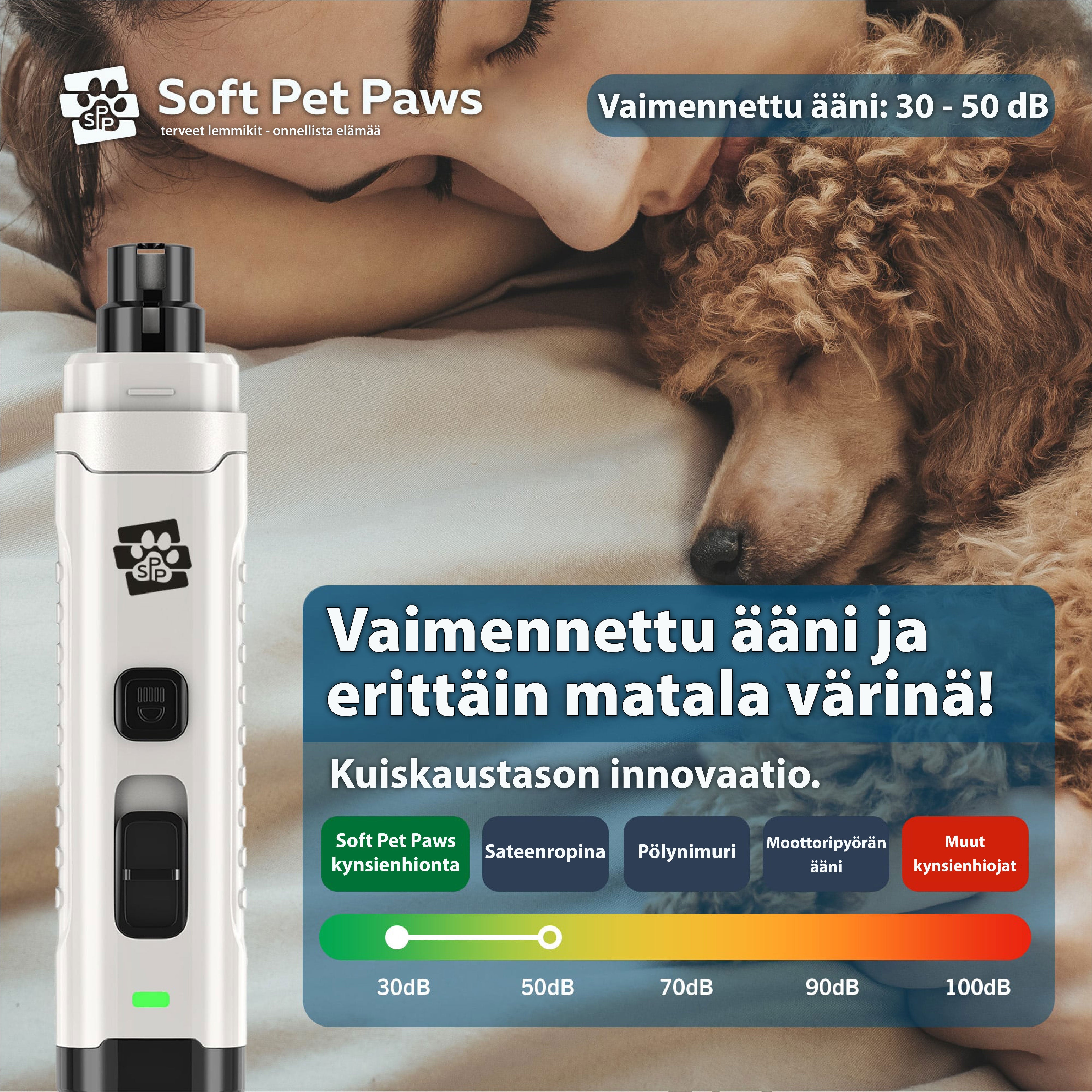 #Soft Pet Paws™ v2 - Parannettu ammattilaistason koiran kynsien hiomalaite