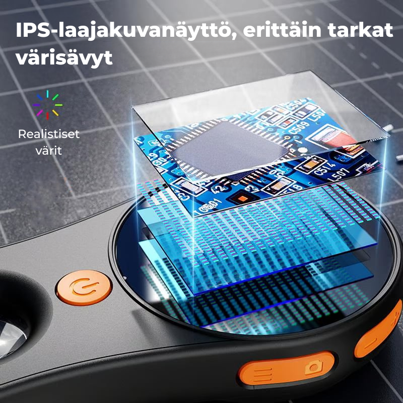 Zoomin™ | Kannettava digitaalinen mikroskooppi LED‑valaistuksella
