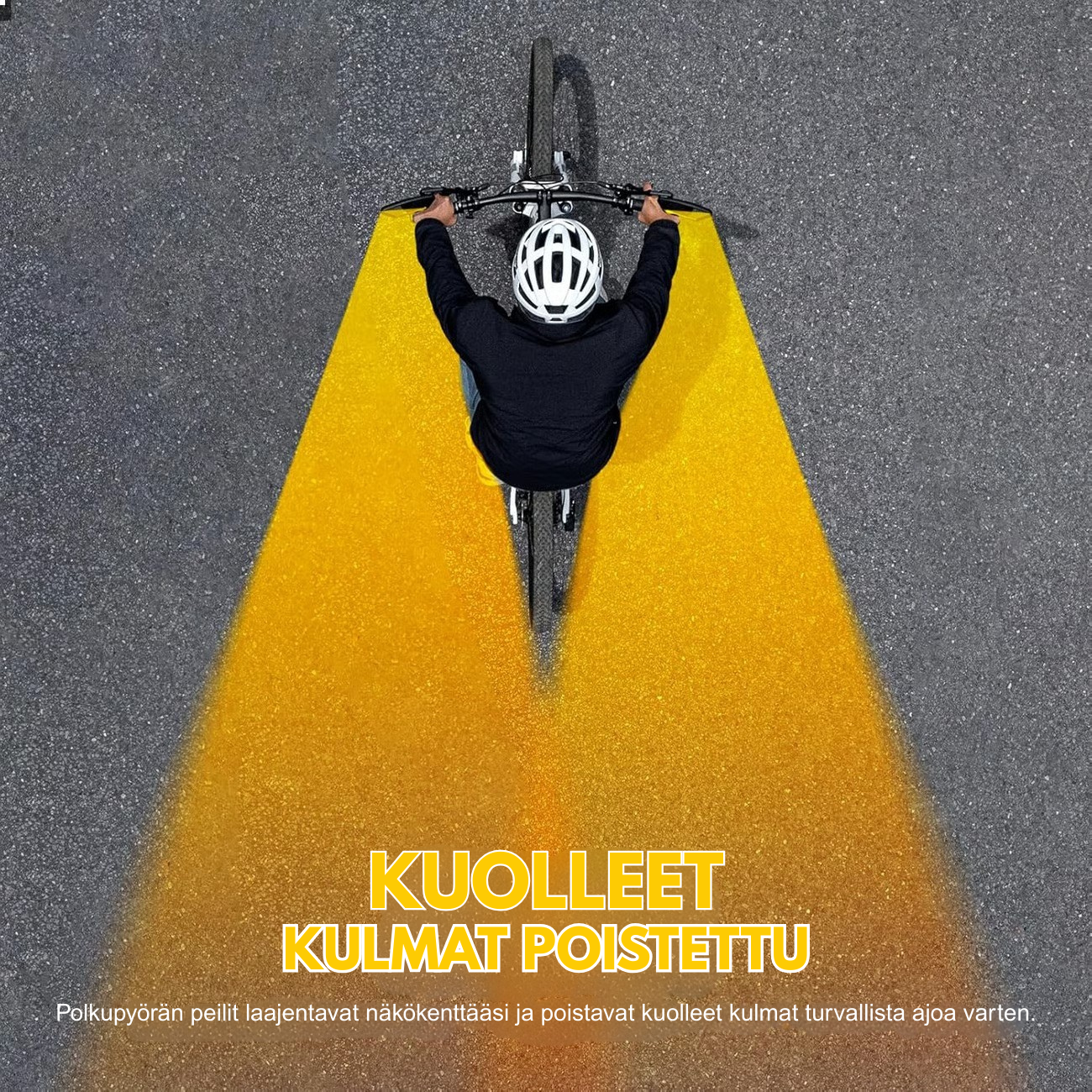 RideGuard™ Polkupyörän peili – 360° Takanäyn selkeys ja horjumaton vakaus