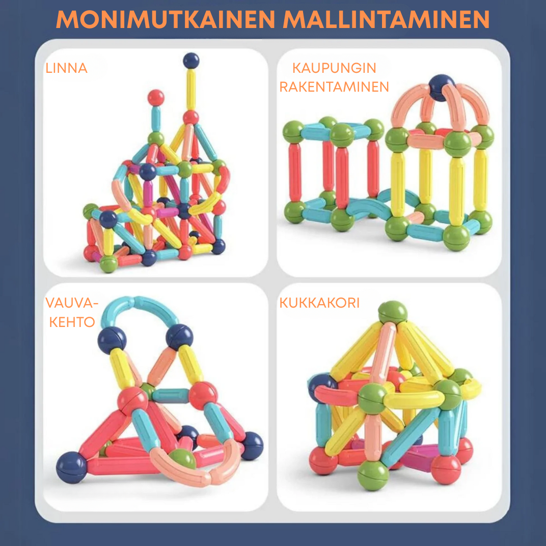 SnapStix™ | Magneettinen rakennuslelu luoville lapsille