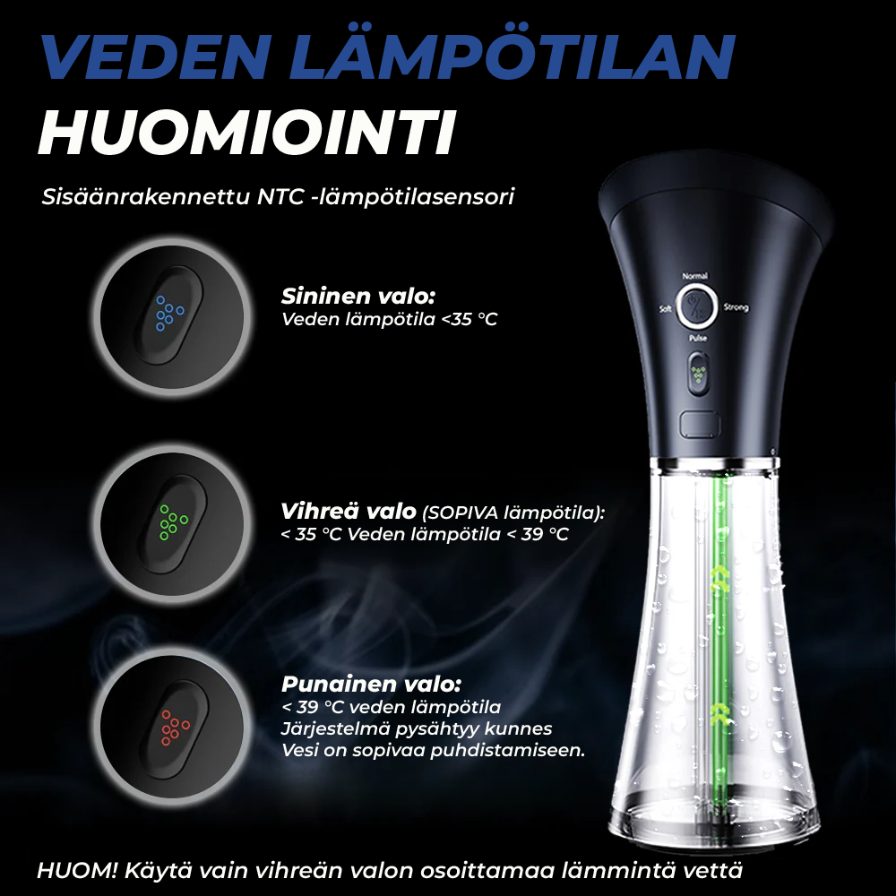 VORTIX sähkökäyttöinen laite korvavahan poistoon