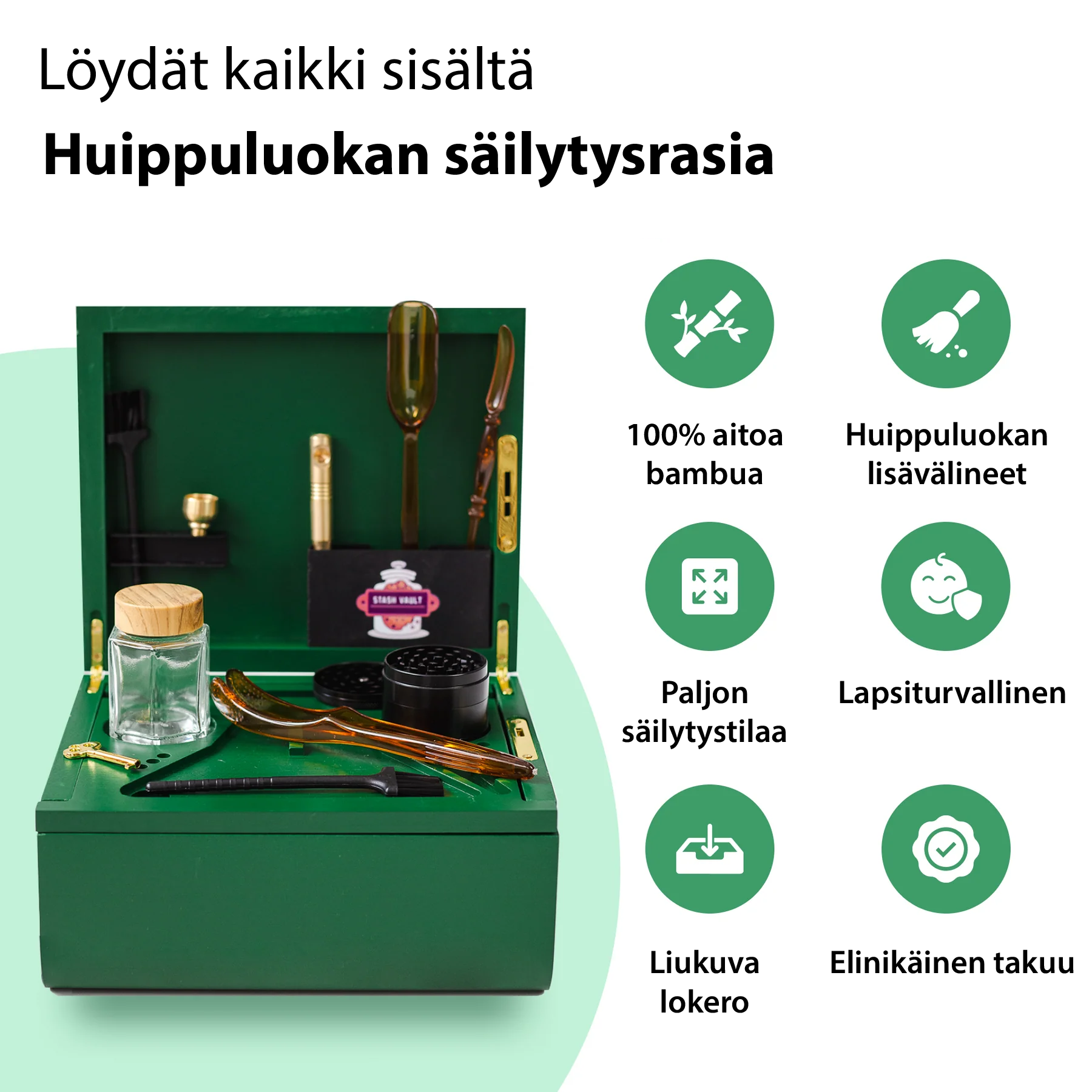 Huippuluokan Säilytysrasia