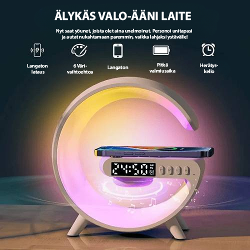 GlowTunes Smart Lamp - Monikäyttöinen Bluetooth-kaiutin