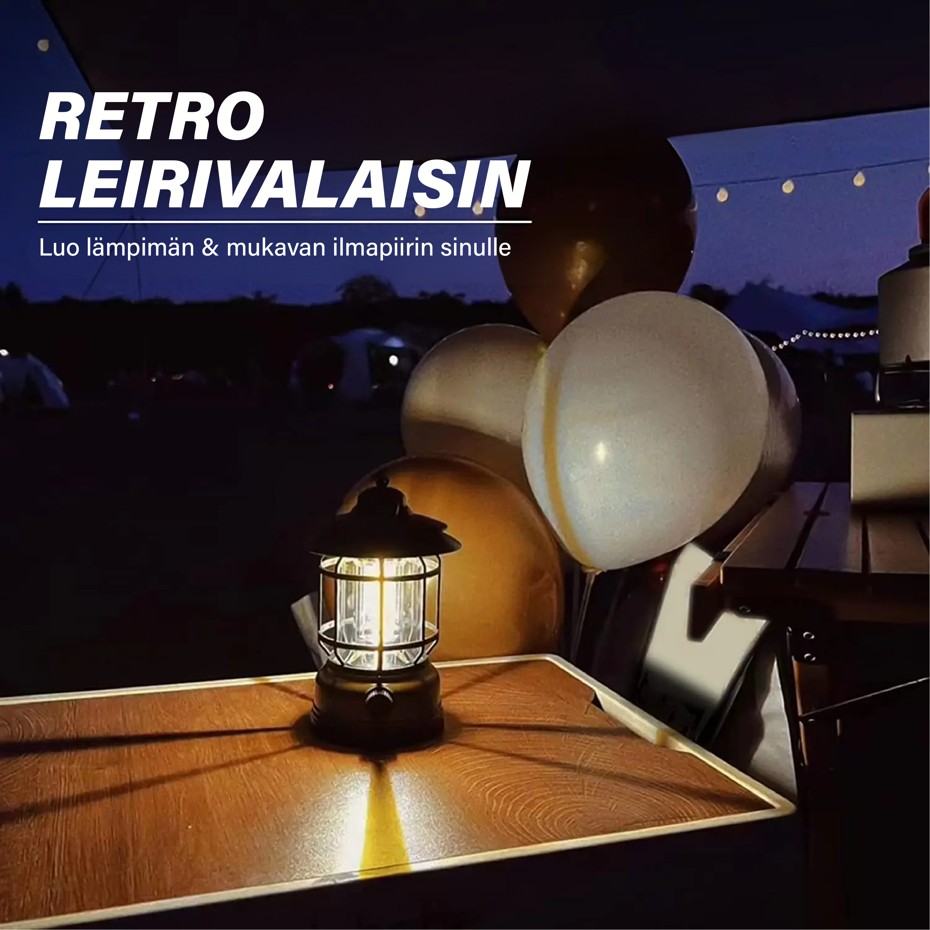 Ledsen™ - Kannettava retro SMART lamppu