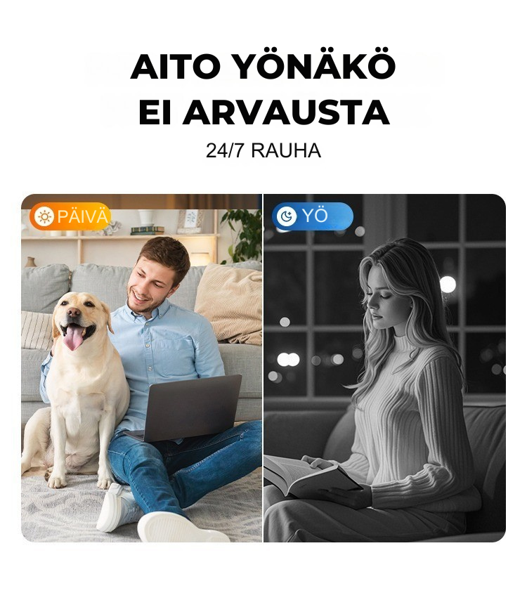 StealthVision™ Mini – Langaton valvonta 24/7 missä tahansa