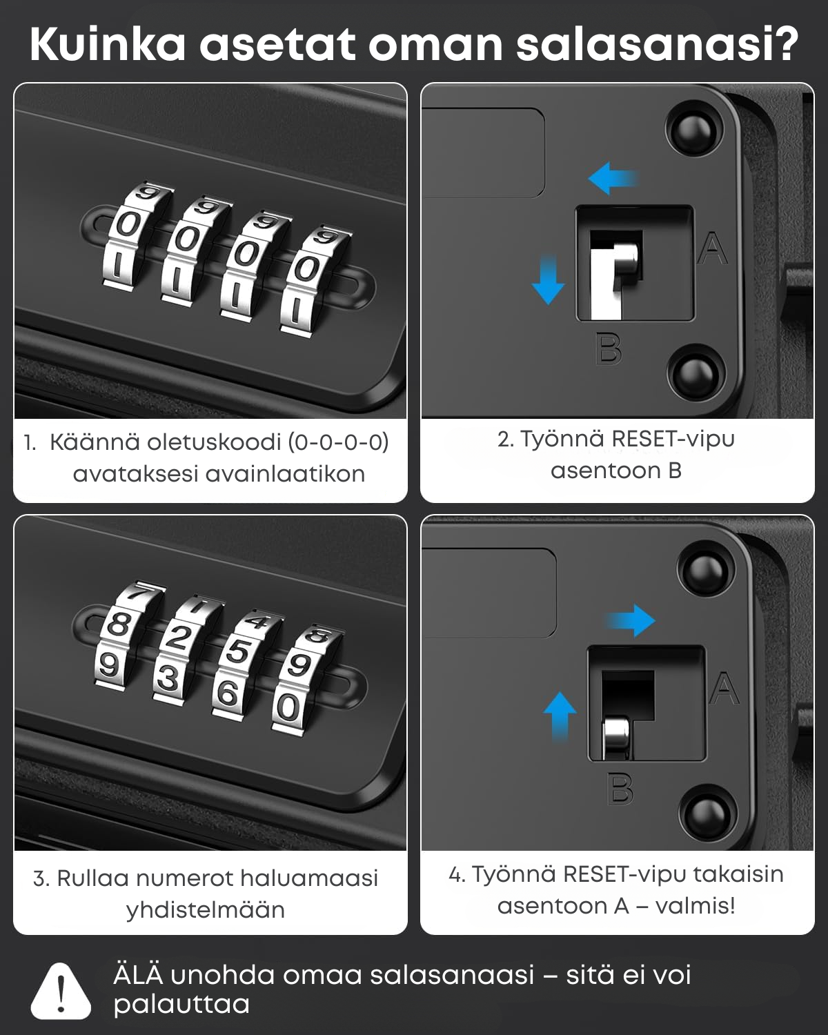Vedenkestävä ja Varkaussuojattu Mini Matkasafe