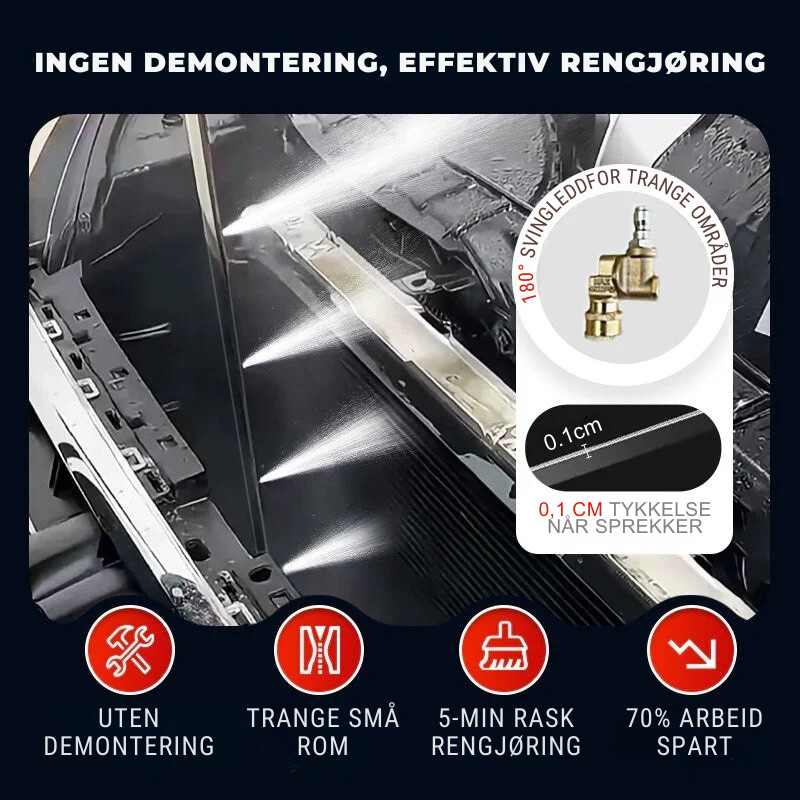 JetWash Pro™ – Høytrykks Tankrenser
