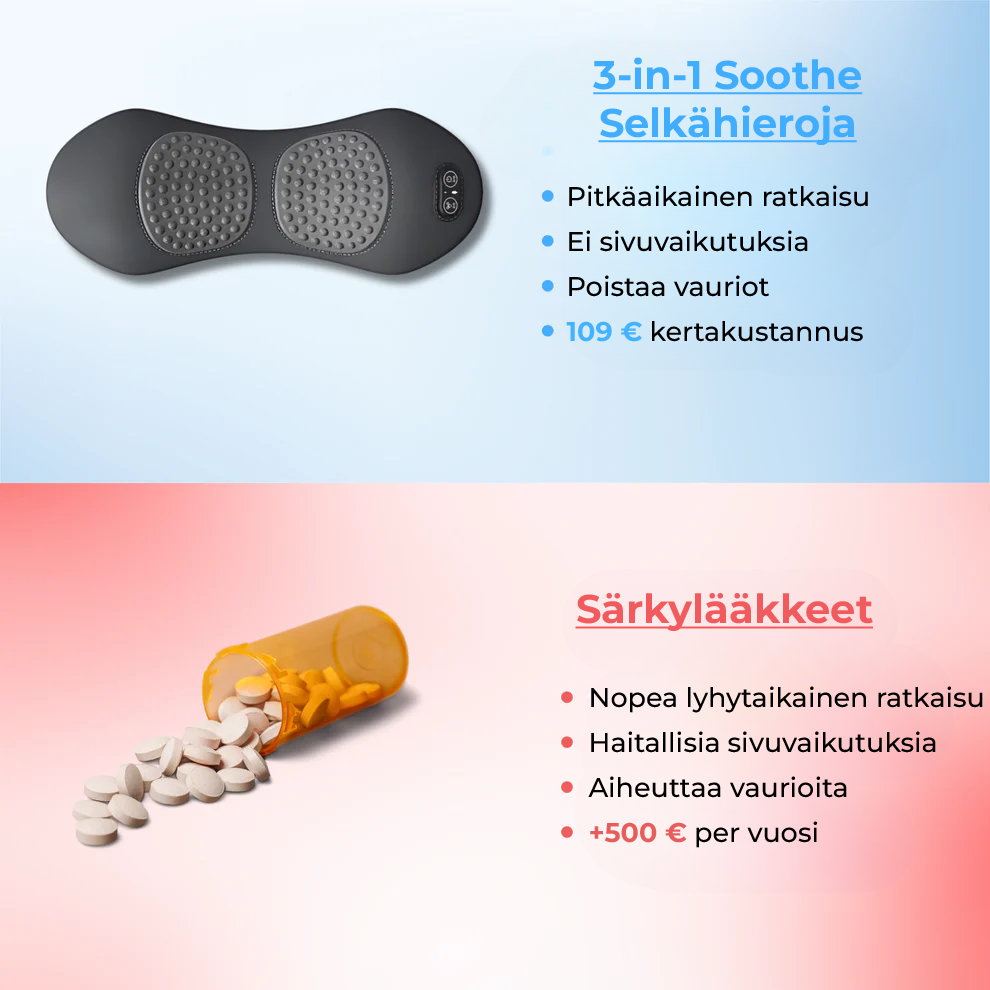 Soothe 3-in-1 selkämassageri