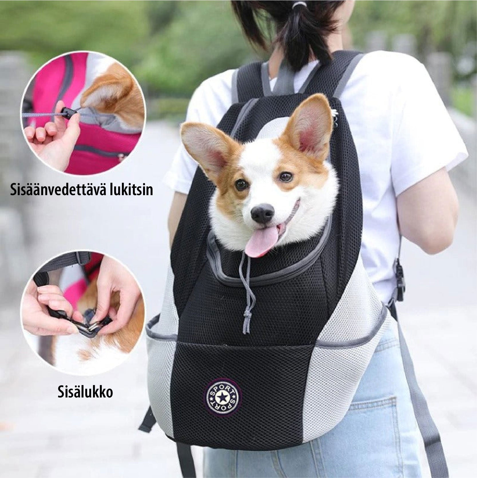 Travelpet™ lemmikin kantoreppu