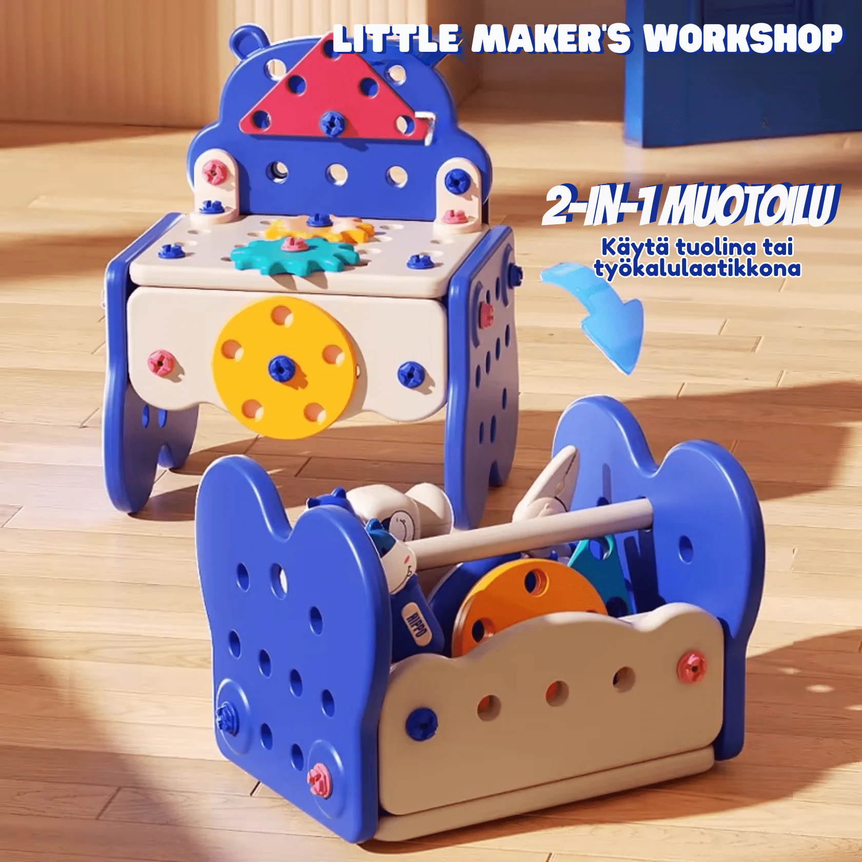 Pienten Tekijöiden Paja – Montessori Työkalusarja