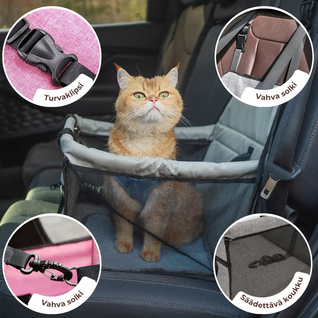 LoungePaw™ | Tilava Kissan Auton Istuinkaukalo