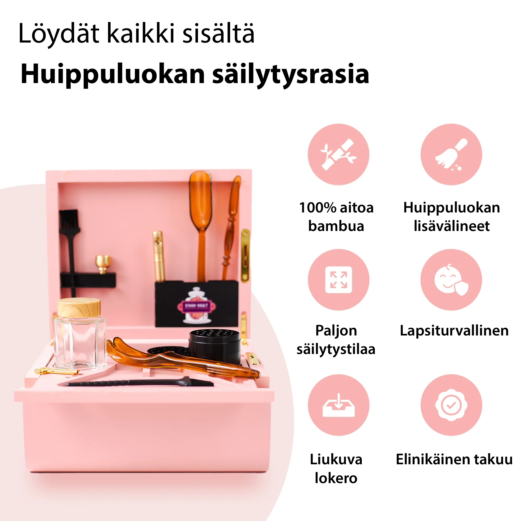 Huippuluokan Säilytysrasia