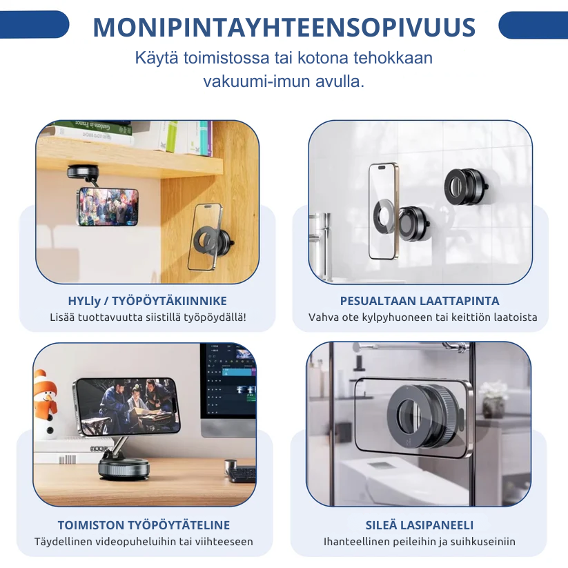 Magnetiq Pro™ | 360° magneettinen puhelinteline