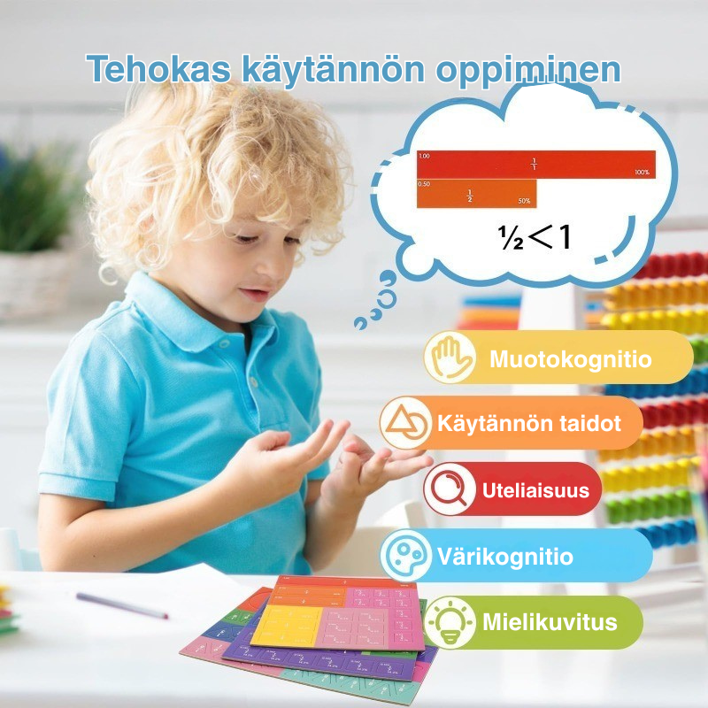 SnapFractions™ – Vapauta oppimisen hauska puoli murtoluvuissa!