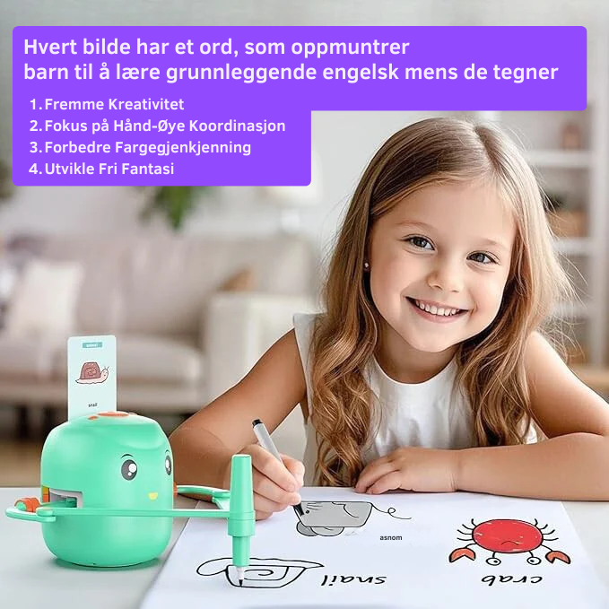 DoodleKid™ | Smart Tegnevenn for Barn