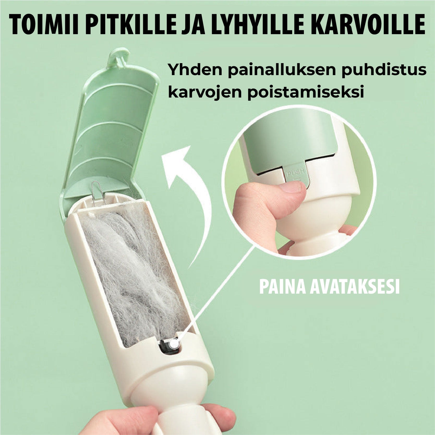 Uudelleenkäytettävä Karvanpoistorulla – Helppo ja Tehokas Ratkaisu Lemmikkien Karvoille