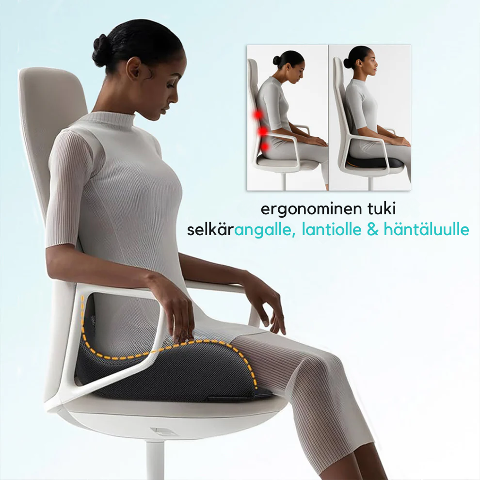 Cushiora™ | Premium-mukavuus- & ryhtitukityyny