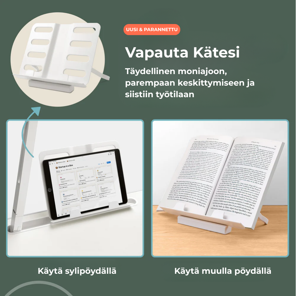 Deskio™ | Korkeussäädettävä työpöytä