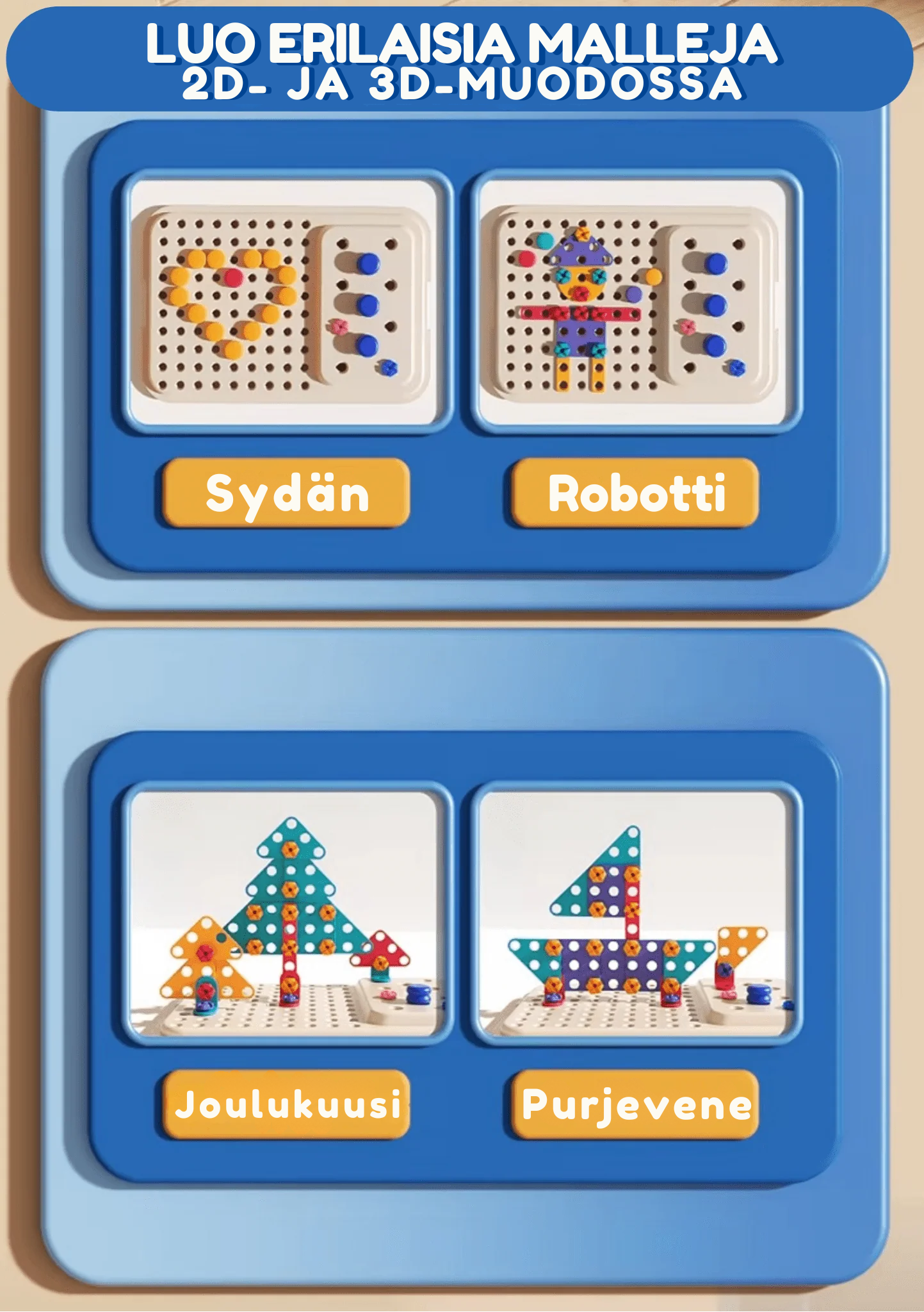 Pienten Tekijöiden Paja – Montessori Työkalusarja