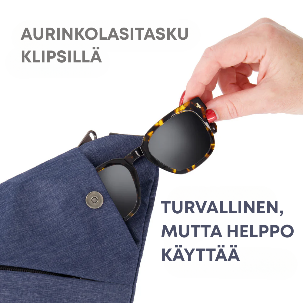 WanderSafe™ | Näppäri varkauksia estävä olkalaukku