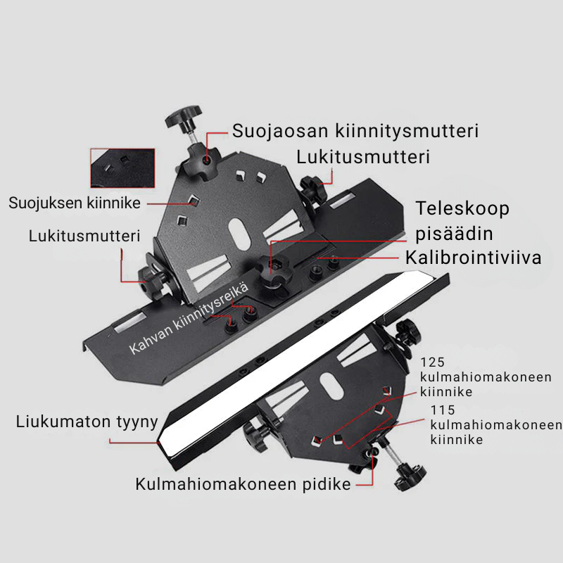 ChamferMaster™ | Tarkkuusteline Kulmahiomakoneelle