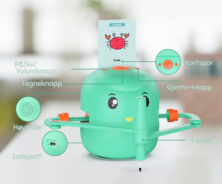 DoodleKid™ | Smart Tegnevenn for Barn