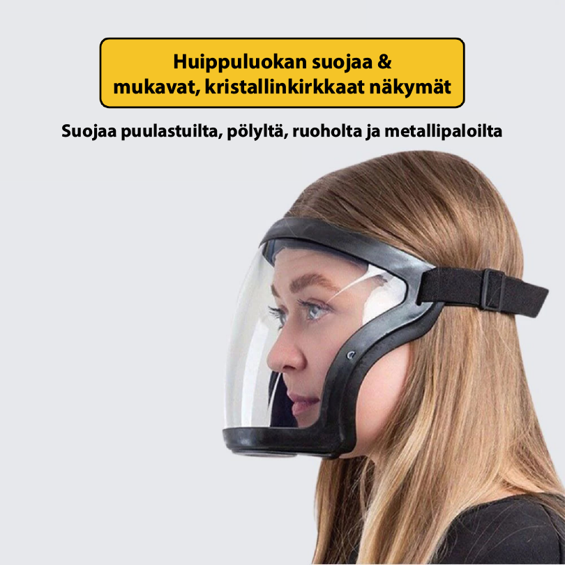Pölytön & Antifog Kasvosuoja