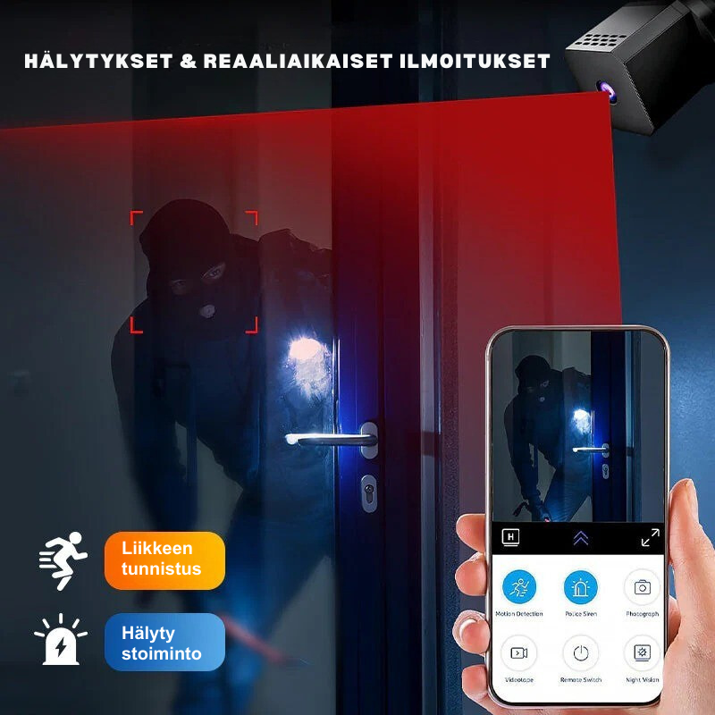 StealthVision™ Mini – Langaton valvonta 24/7 missä tahansa
