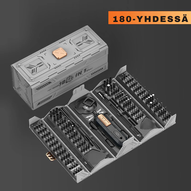BitBox™ | 180-in-1 Ruuvimeisselisarja