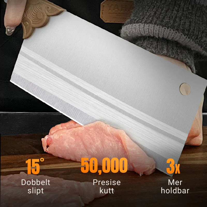 EdgeMaster™ Smidd Kjøkkenkniv – Skarp og Holdbar