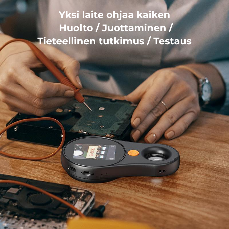 Zoomin™ | Kannettava digitaalinen mikroskooppi LED‑valaistuksella