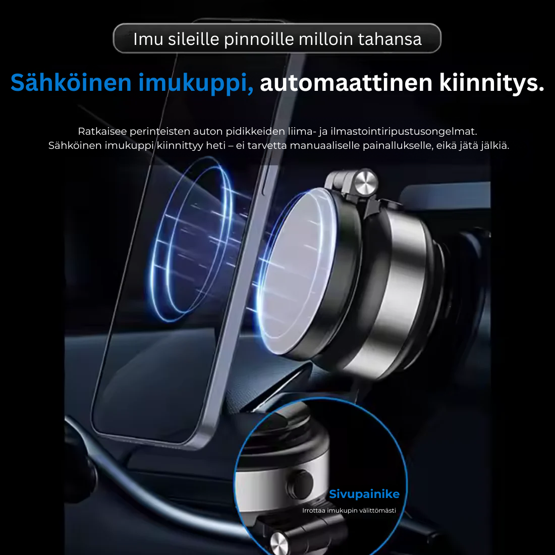 HoldNGo™ | 360° Magneettinen Puhelinteline