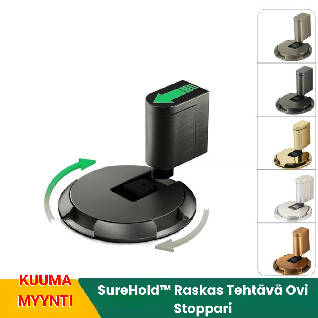 SureHold™ Raskasovitteinen Ovistoppari – Ilman Porauksia, Näkymätön ja Kestävä