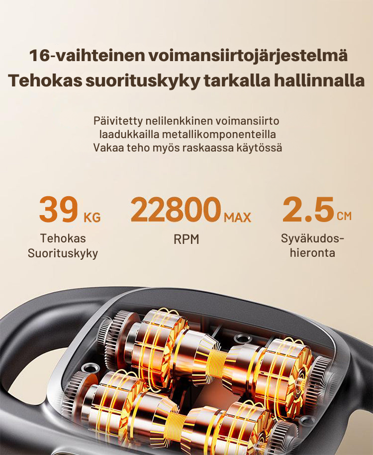 Vibroxe™ | Tehokas lihasrentoutuslaite