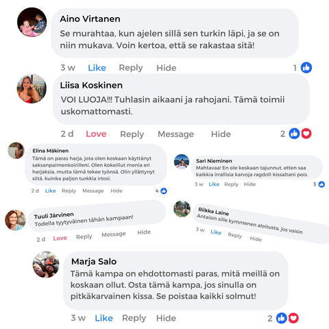 Innovatiivinen lemmikkikampa – Vähentää karvanlähtöä ja helpottaa turkinhoitoa