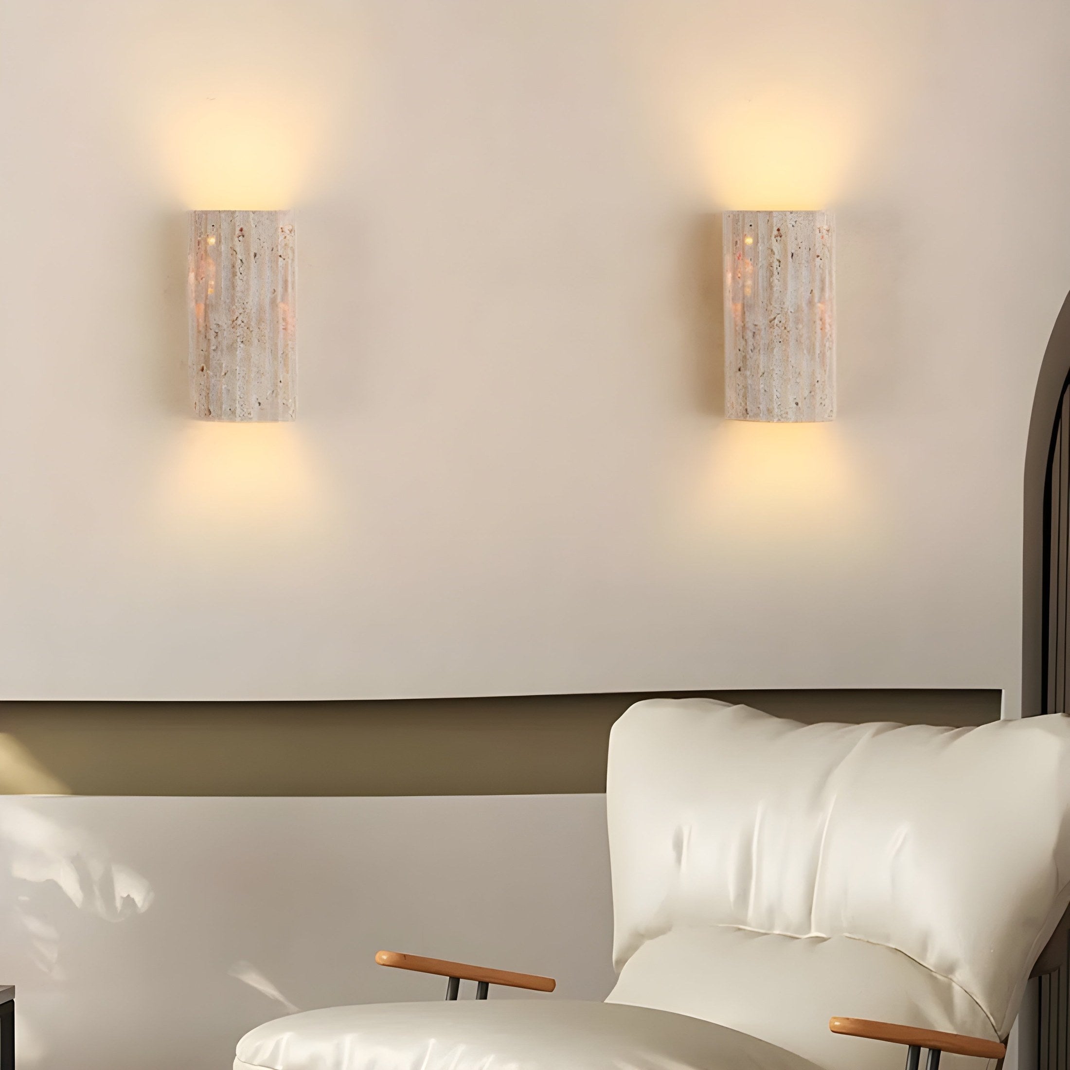 LED-seinävalaisin Luonnonkivi Moderni Muotoilu