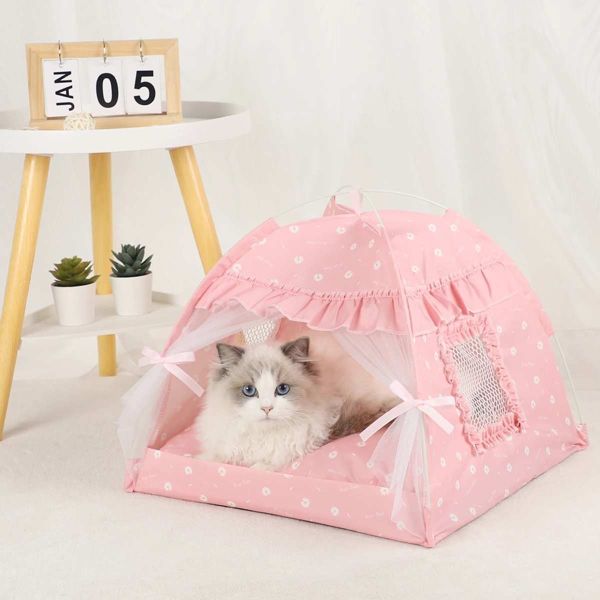 Kitty CalmCozy Teltta – Stressiä Vähentävä & Mukava Kissasi Turvapaikka