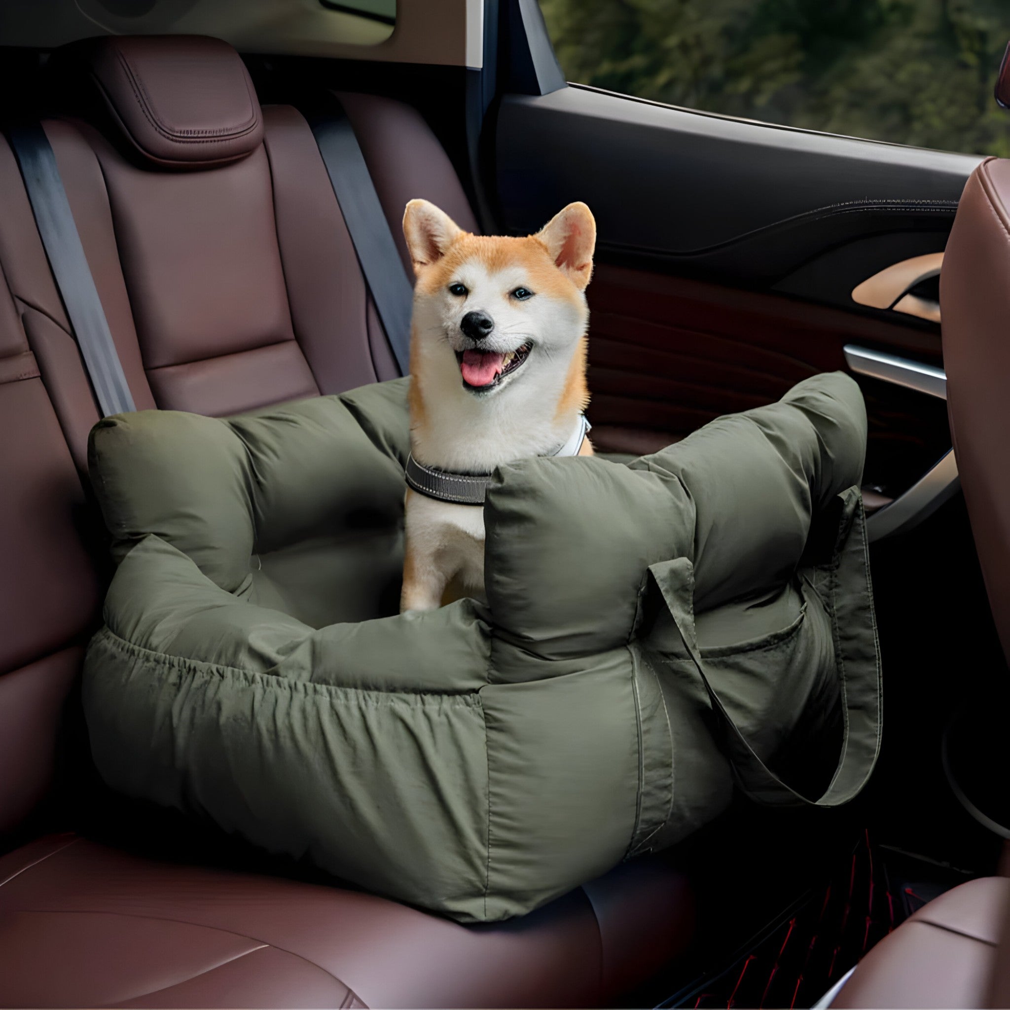 Koiran Autokori Turvavyöllä Irrotettava Vuori