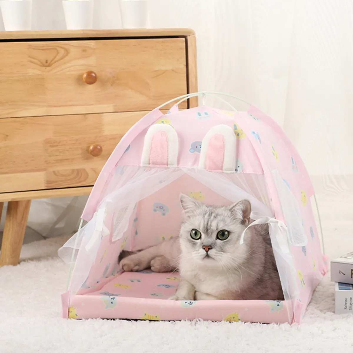 Kitty CalmCozy Teltta – Stressiä Vähentävä & Mukava Kissasi Turvapaikka