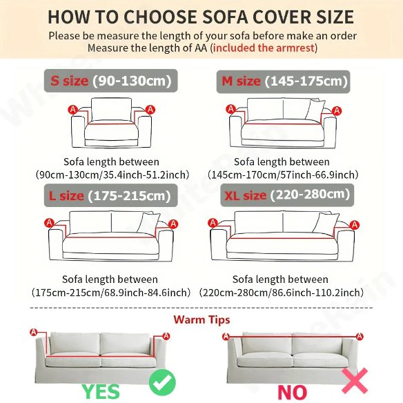 Tyylikäs sohvan suojus – SafeSofa™ liukumaton jacquard-päällinen