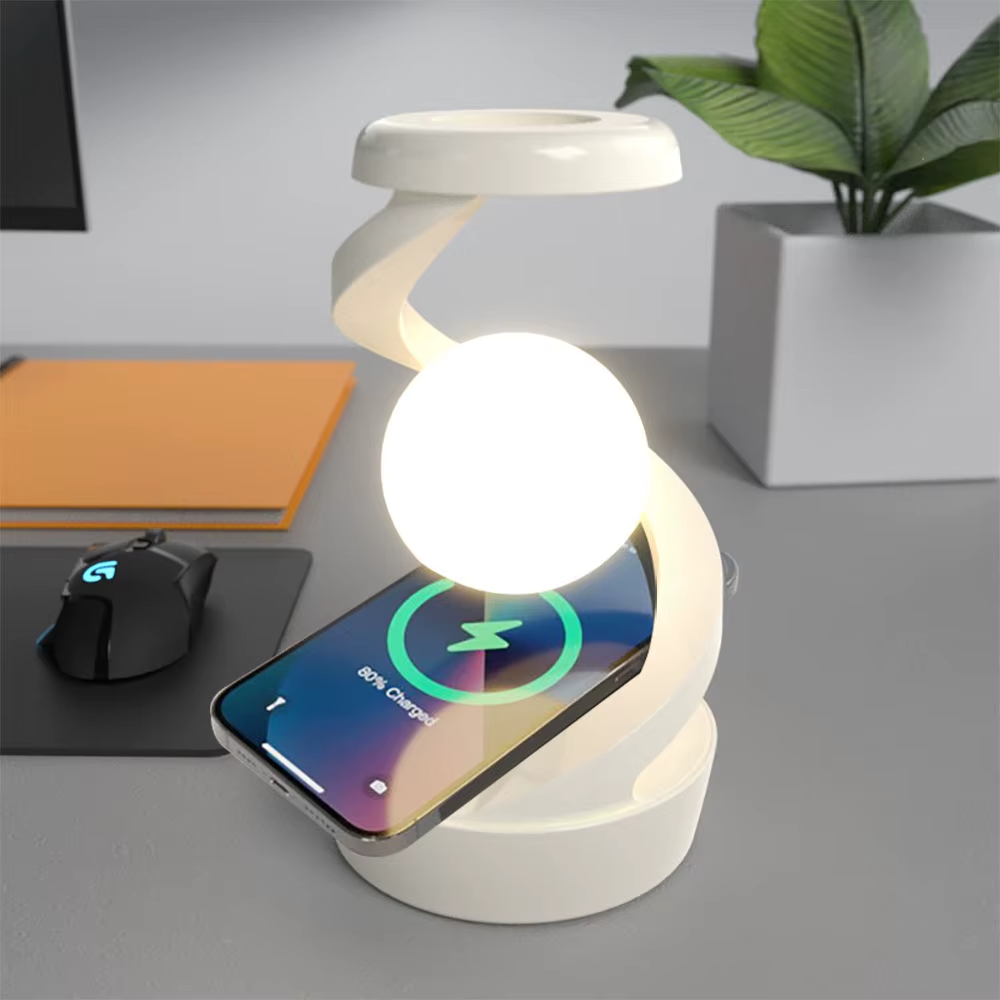 Levitating Ball Lamp™ – Eleohjattava leijuva RGB-valaisin langattomalla latauksella