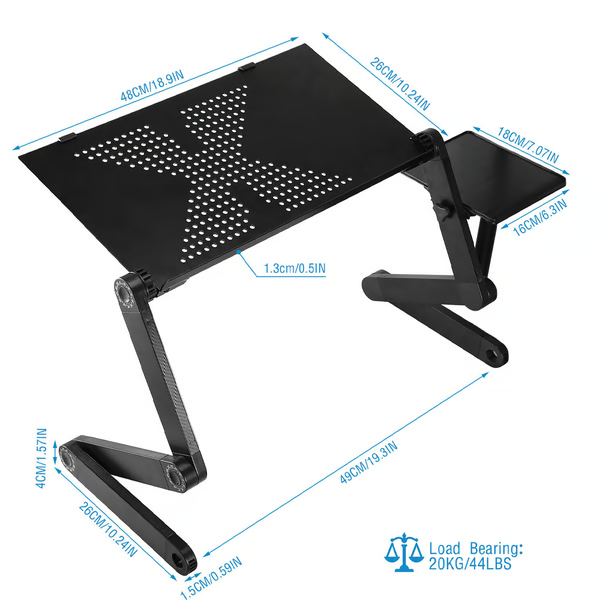 Säädettävä Ergonominen Kannettavan Teline 360°