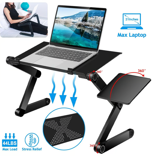 Säädettävä Ergonominen Kannettavan Teline 360°