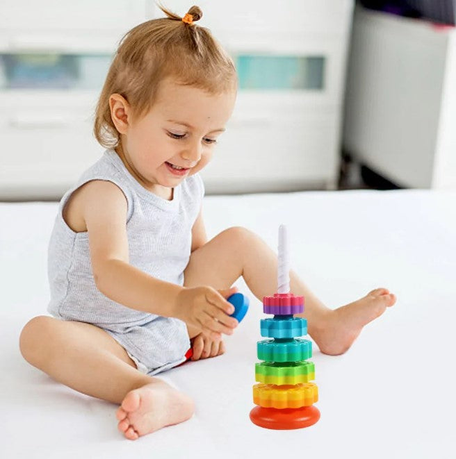 Rainbow Magic Stacking Tower™ – Värikäs oppilelu taaperoille