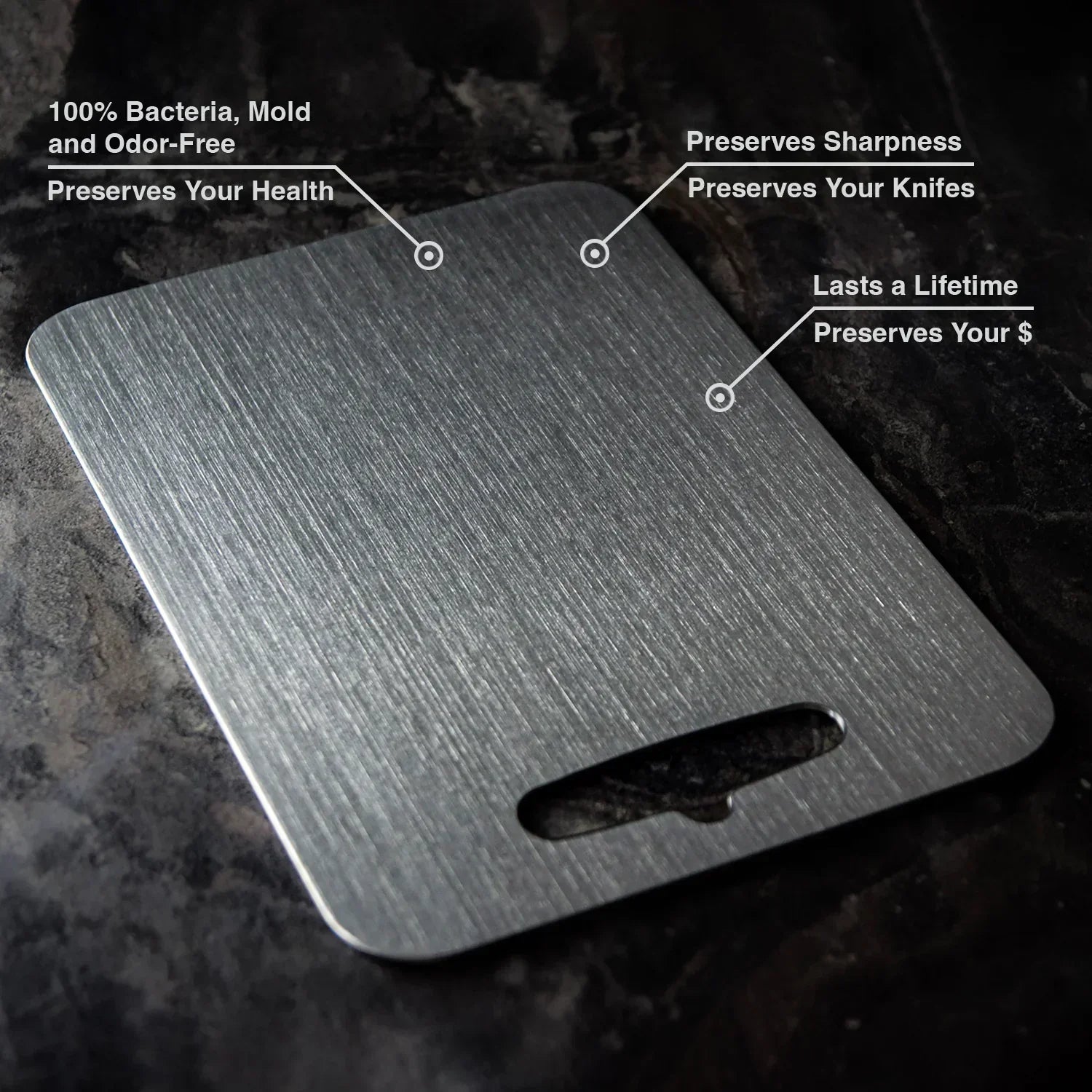 Antibacterial, Non-Toxic, BPA-Free – Knife-friendly & Safe