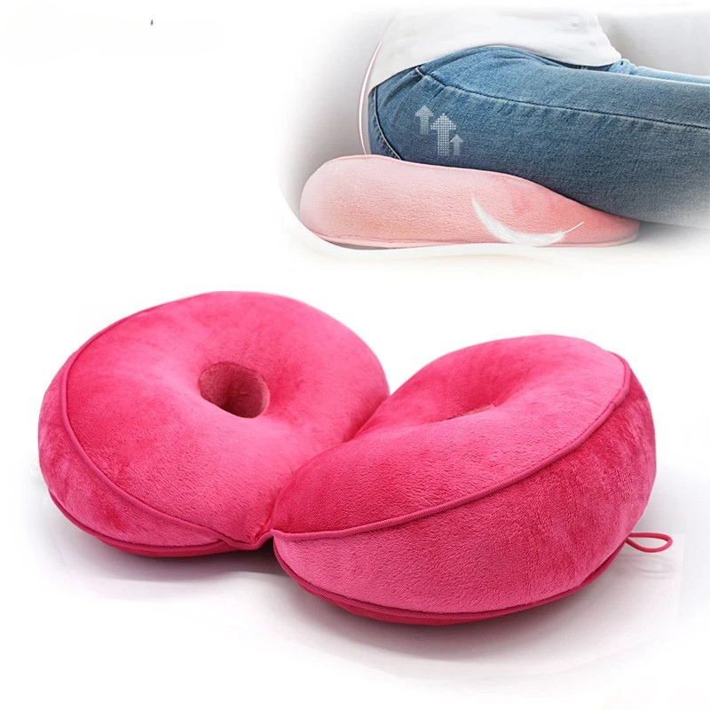 ComfyHug Plush Istuintyyny – Ergonominen Tuki & Mukavuus Selälle