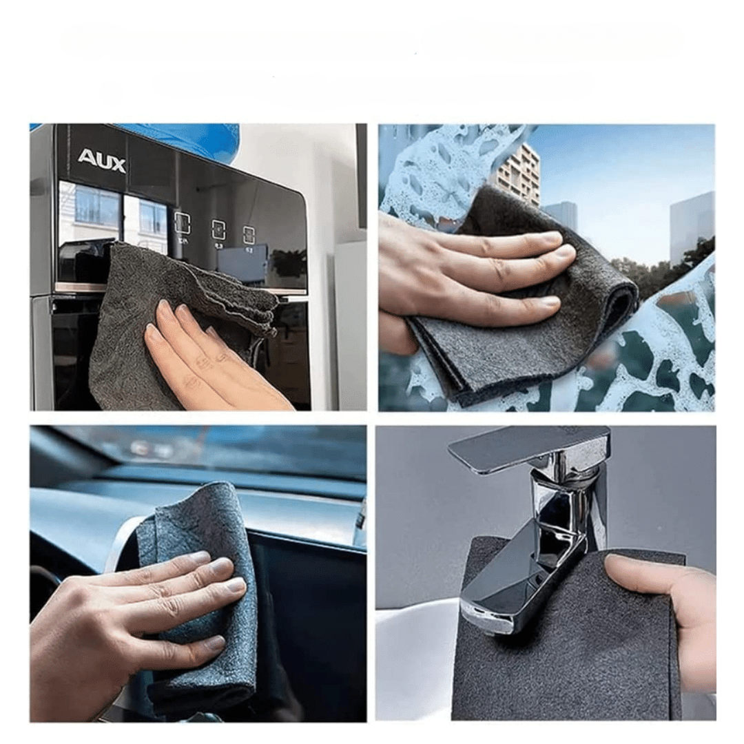 NanoClean™ Nanokuituliina – Nukkaamaton, Kemikaalivapaa, Erittäin Imukykyinen