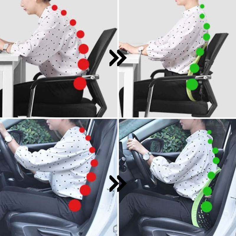ComfortDrive Selkätuki – Ergonominen tuki pitkiin ajomatkoihin
